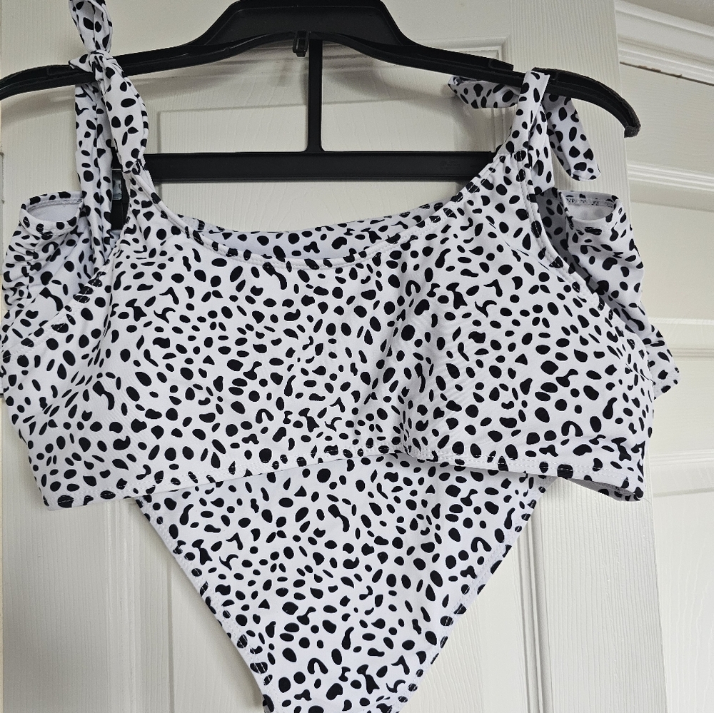 Two piece high waist bikini